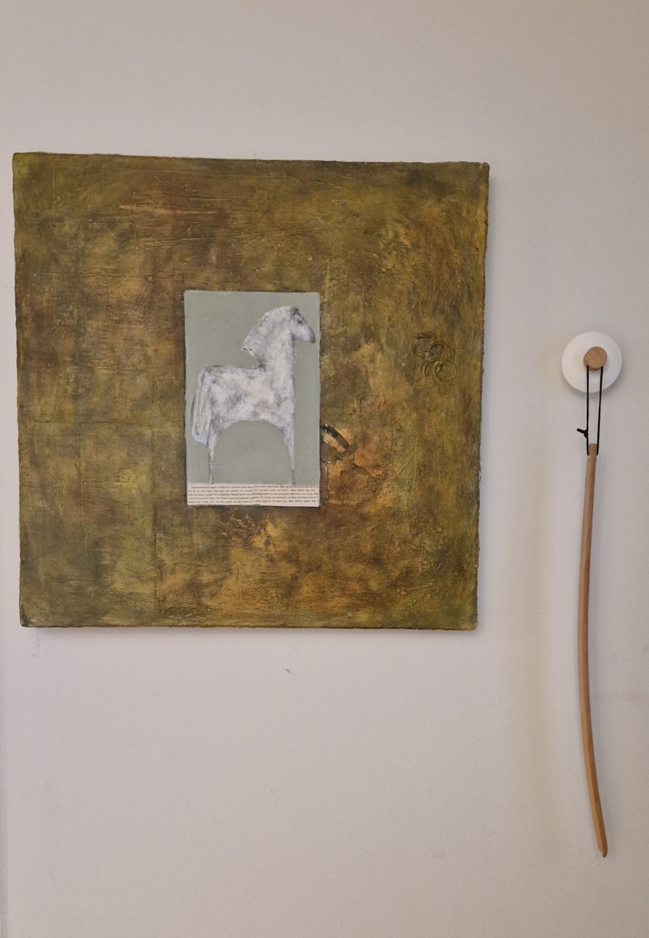 Akrylmaling og collage 