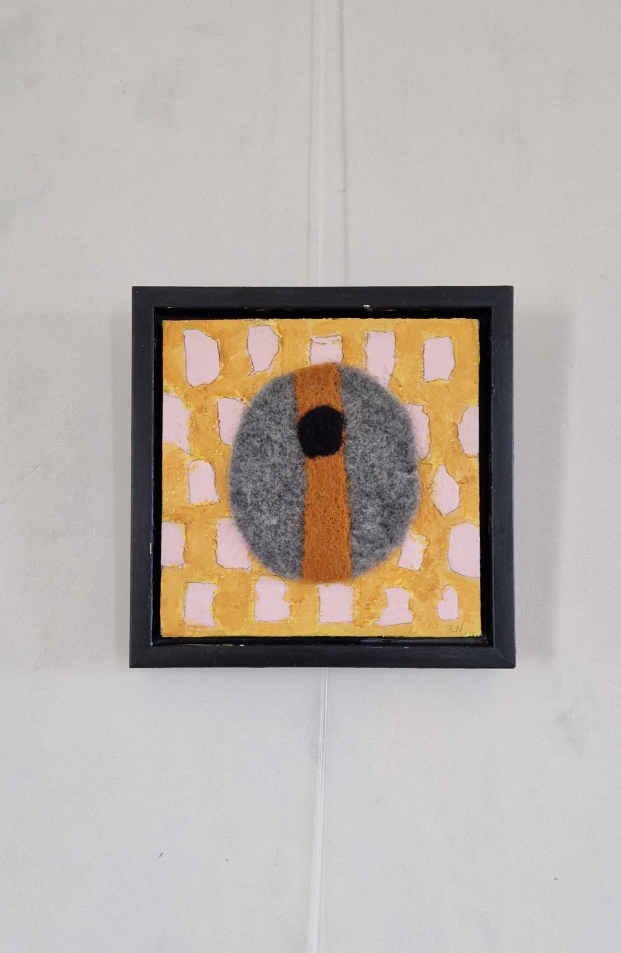 Akrylmaling og Nålfiltet bilde